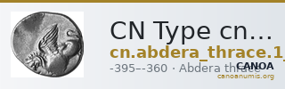 CN Type cn.abdera_thrace.1_ed.165 — CANOA