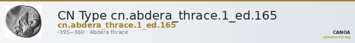 CN Type cn.abdera_thrace.1_ed.165 — CANOA
