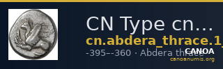 CN Type cn.abdera_thrace.1_ed.167 — CANOA