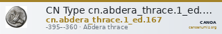 CN Type cn.abdera_thrace.1_ed.167 — CANOA