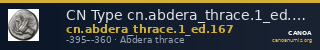 CN Type cn.abdera_thrace.1_ed.167 — CANOA