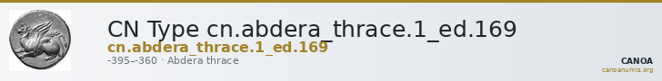 CN Type cn.abdera_thrace.1_ed.169 — CANOA