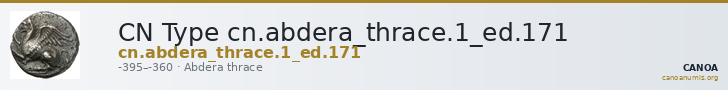 CN Type cn.abdera_thrace.1_ed.171 — CANOA