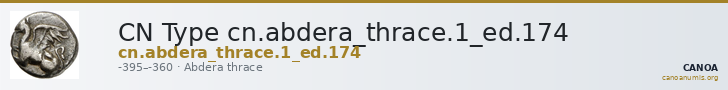 CN Type cn.abdera_thrace.1_ed.174 — CANOA
