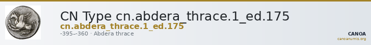 CN Type cn.abdera_thrace.1_ed.175 — CANOA