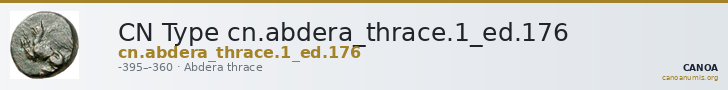 CN Type cn.abdera_thrace.1_ed.176 — CANOA
