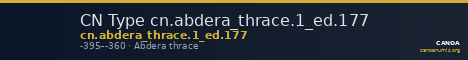 CN Type cn.abdera_thrace.1_ed.177 — CANOA