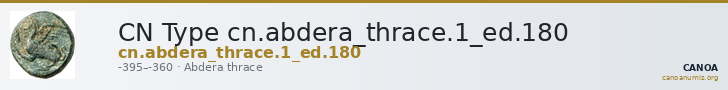 CN Type cn.abdera_thrace.1_ed.180 — CANOA