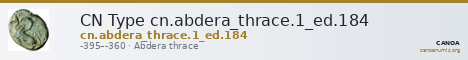 CN Type cn.abdera_thrace.1_ed.184 — CANOA