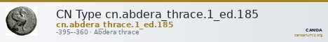CN Type cn.abdera_thrace.1_ed.185 — CANOA