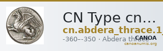 CN Type cn.abdera_thrace.1_ed.188 — CANOA