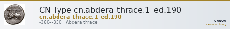 CN Type cn.abdera_thrace.1_ed.190 — CANOA