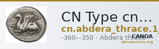 CN Type cn.abdera_thrace.1_ed.191 — CANOA