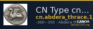 CN Type cn.abdera_thrace.1_ed.191 — CANOA
