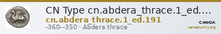 CN Type cn.abdera_thrace.1_ed.191 — CANOA