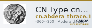 CN Type cn.abdera_thrace.1_ed.196 — CANOA