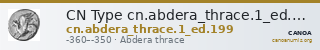 CN Type cn.abdera_thrace.1_ed.199 — CANOA