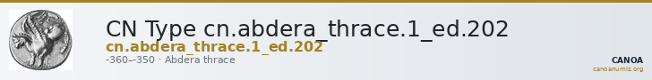 CN Type cn.abdera_thrace.1_ed.202 — CANOA