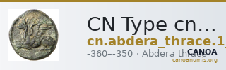 CN Type cn.abdera_thrace.1_ed.205 — CANOA