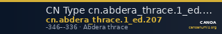 CN Type cn.abdera_thrace.1_ed.207 — CANOA