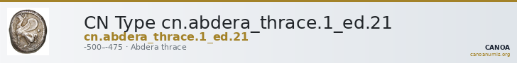 CN Type cn.abdera_thrace.1_ed.21 — CANOA