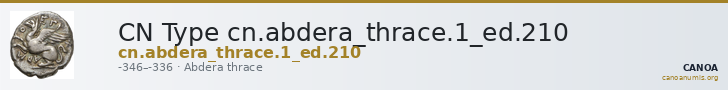 CN Type cn.abdera_thrace.1_ed.210 — CANOA