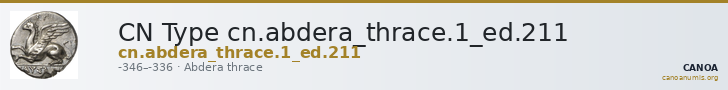 CN Type cn.abdera_thrace.1_ed.211 — CANOA