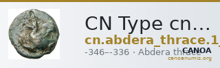 CN Type cn.abdera_thrace.1_ed.216 — CANOA