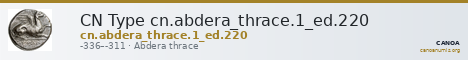 CN Type cn.abdera_thrace.1_ed.220 — CANOA
