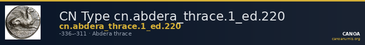 CN Type cn.abdera_thrace.1_ed.220 — CANOA
