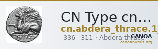 CN Type cn.abdera_thrace.1_ed.228 — CANOA