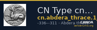CN Type cn.abdera_thrace.1_ed.228 — CANOA