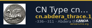 CN Type cn.abdera_thrace.1_ed.230 — CANOA
