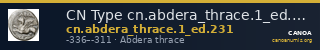 CN Type cn.abdera_thrace.1_ed.231 — CANOA