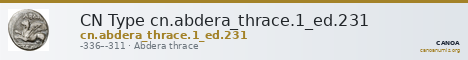 CN Type cn.abdera_thrace.1_ed.231 — CANOA