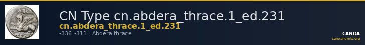 CN Type cn.abdera_thrace.1_ed.231 — CANOA
