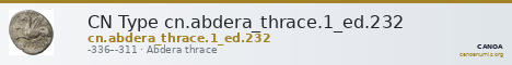 CN Type cn.abdera_thrace.1_ed.232 — CANOA