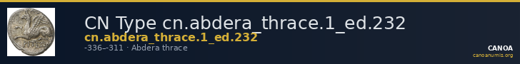 CN Type cn.abdera_thrace.1_ed.232 — CANOA
