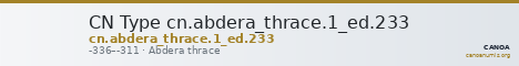 CN Type cn.abdera_thrace.1_ed.233 — CANOA