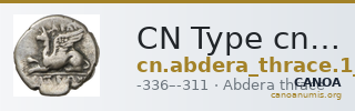 CN Type cn.abdera_thrace.1_ed.235 — CANOA
