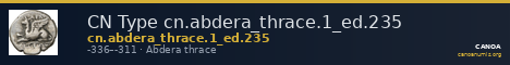 CN Type cn.abdera_thrace.1_ed.235 — CANOA