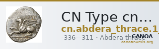 CN Type cn.abdera_thrace.1_ed.238 — CANOA
