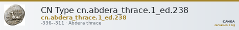 CN Type cn.abdera_thrace.1_ed.238 — CANOA