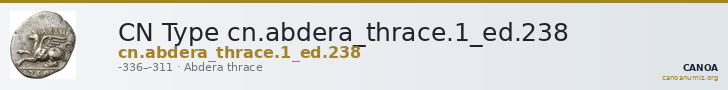 CN Type cn.abdera_thrace.1_ed.238 — CANOA
