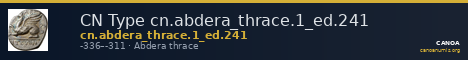 CN Type cn.abdera_thrace.1_ed.241 — CANOA