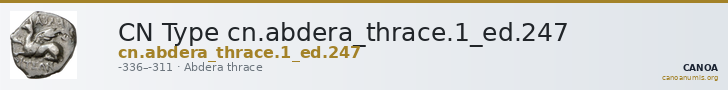 CN Type cn.abdera_thrace.1_ed.247 — CANOA