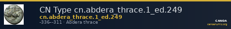 CN Type cn.abdera_thrace.1_ed.249 — CANOA