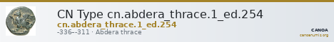 CN Type cn.abdera_thrace.1_ed.254 — CANOA
