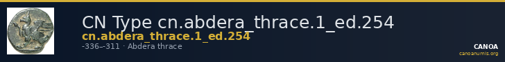 CN Type cn.abdera_thrace.1_ed.254 — CANOA