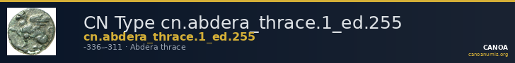 CN Type cn.abdera_thrace.1_ed.255 — CANOA